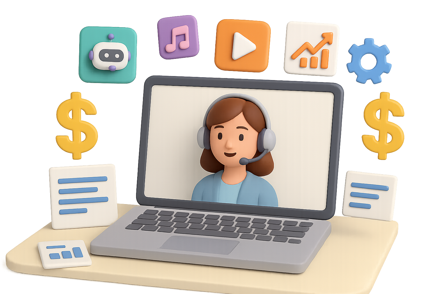 10 Scalable AI Income Streams to Start Today