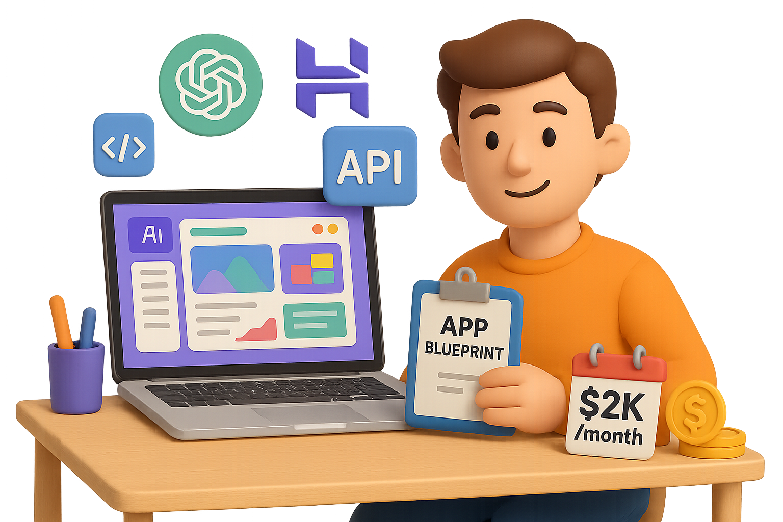 Build AI-Powered Apps and Earn $2K Monthly