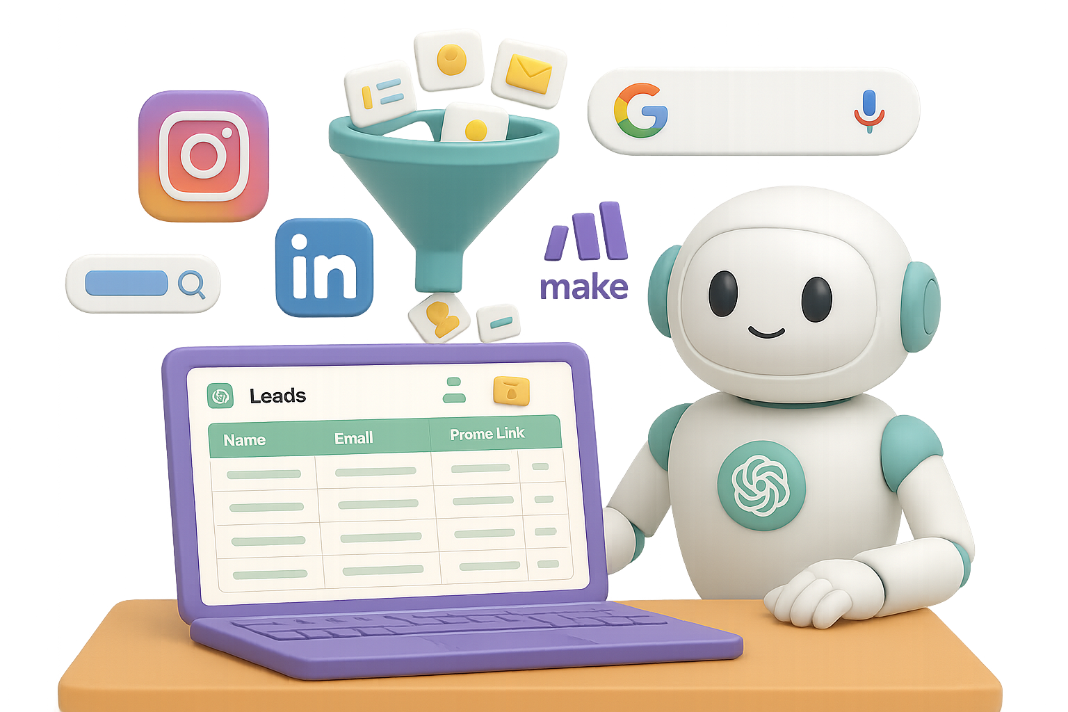 Automate 1,000+ Free Leads with ChatGPT in 1 Day