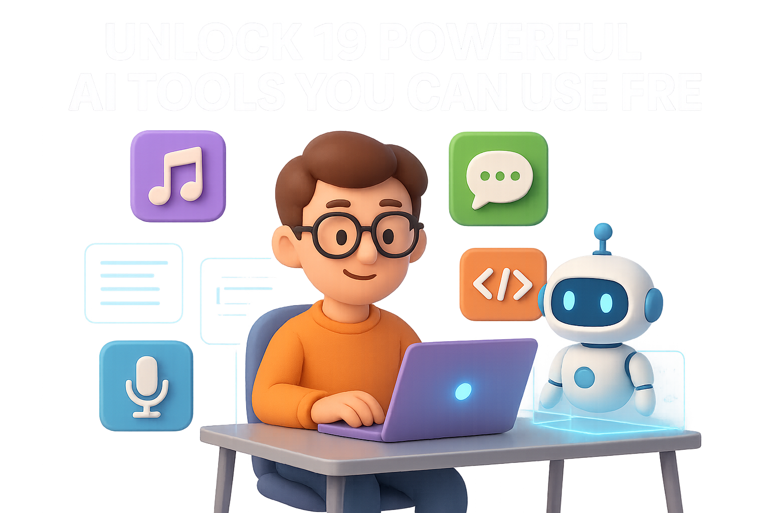 Unlock 19 Powerful AI Tools You Can Use Free