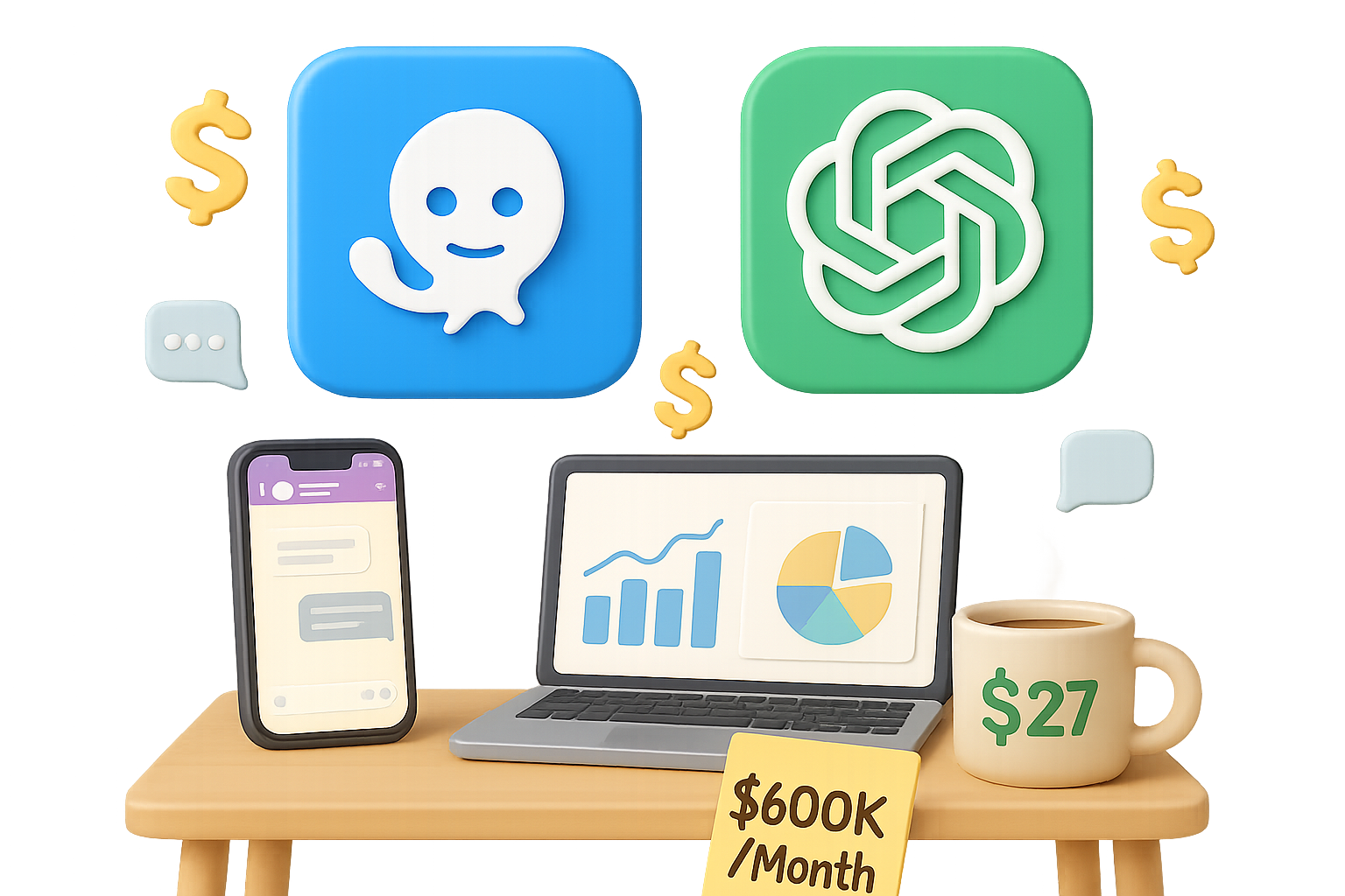 Earn $600K/Month with Just 2 AI Tools