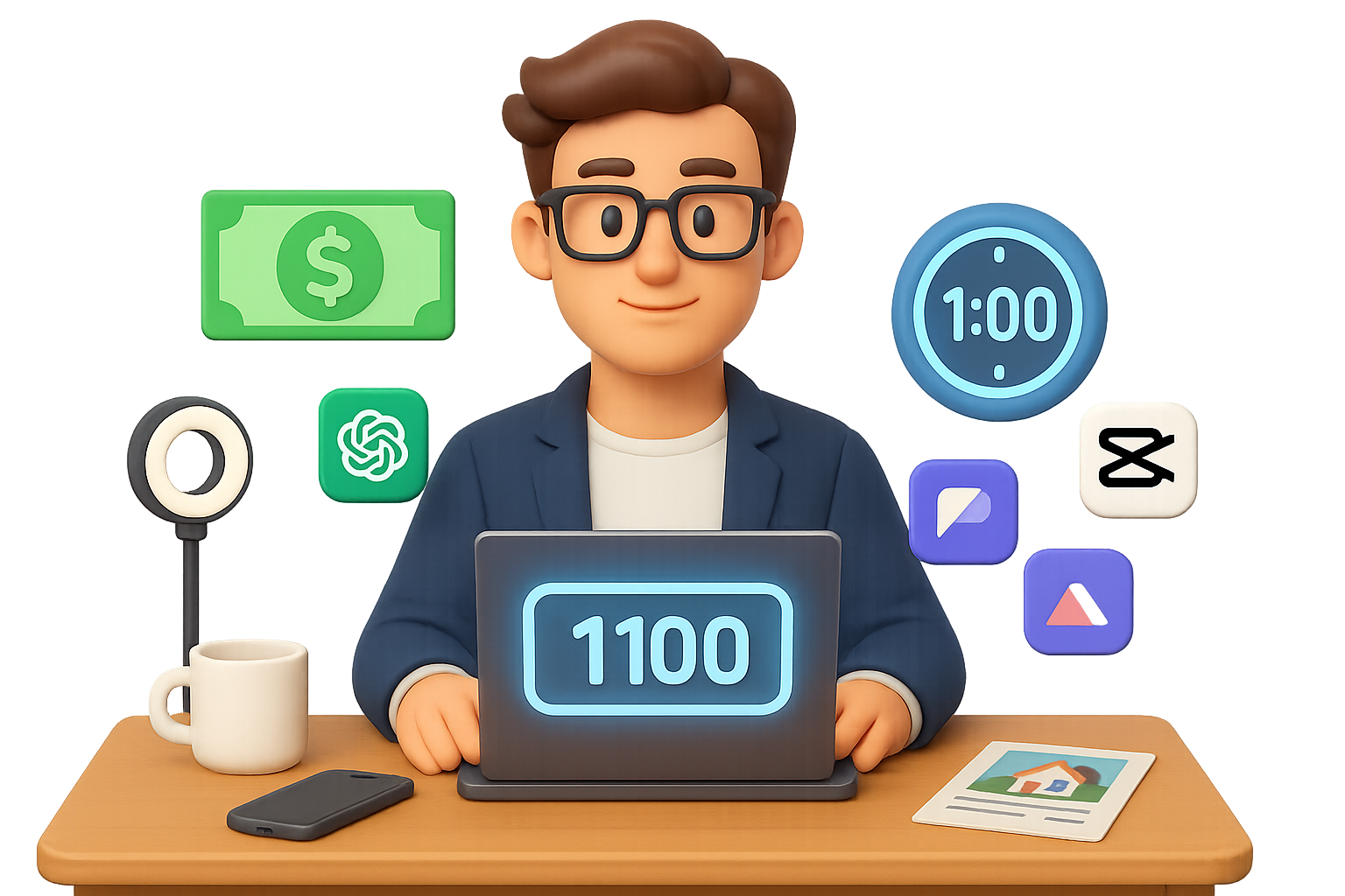 Earn Your First $100 with AI in One Hour