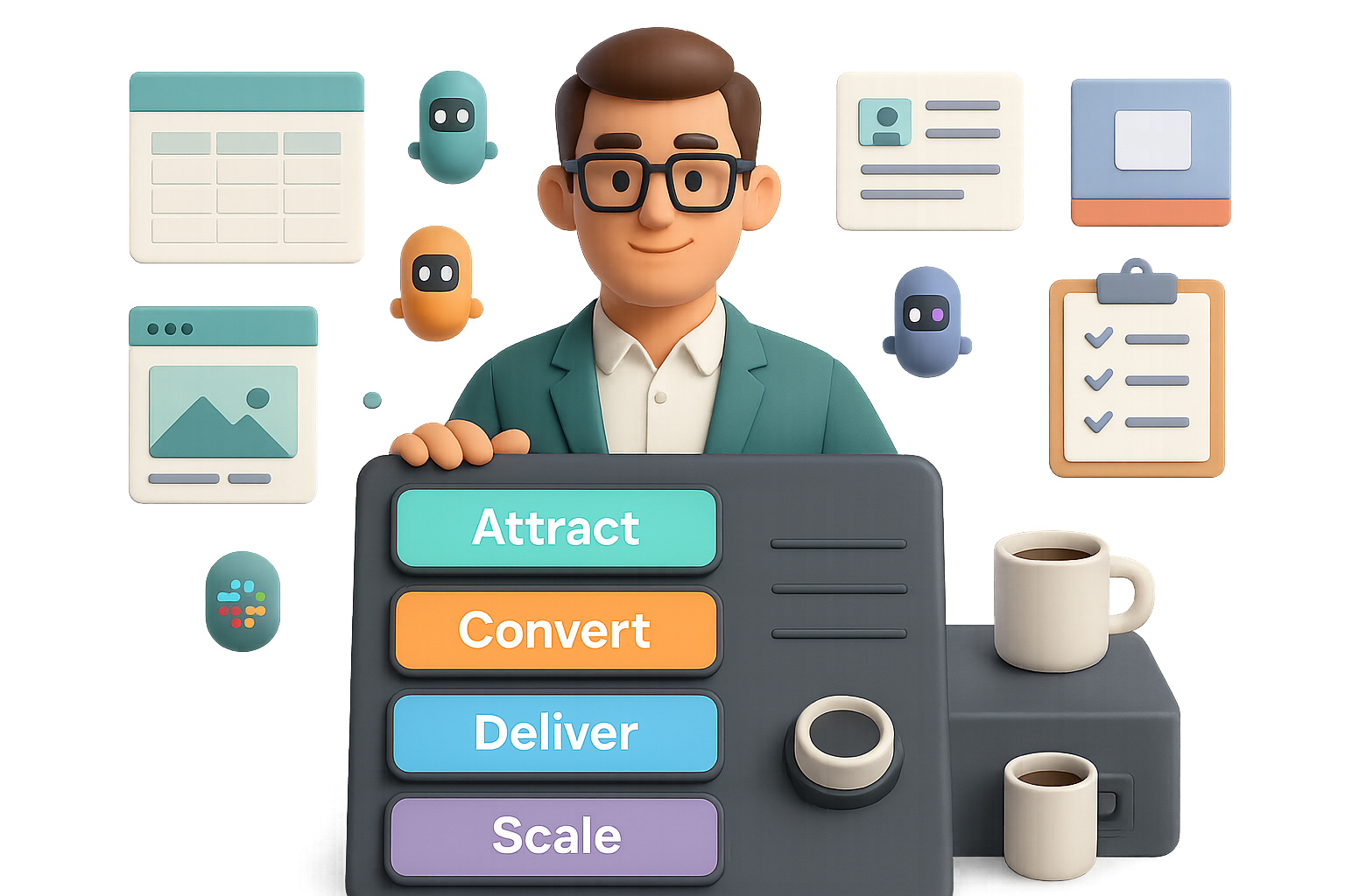 Automate Lead Gen and Sales in 4 Steps