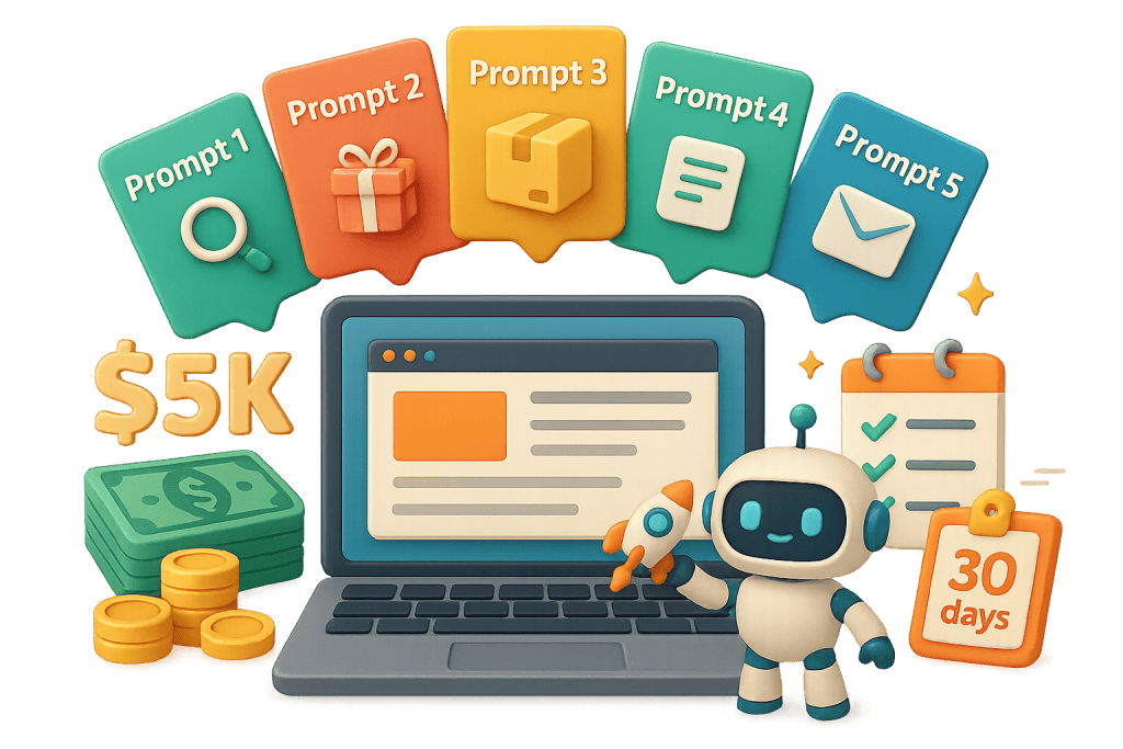 Earn $5K/Month with 5 AI Prompts - Tixu Blog — Your Daily AI Reads