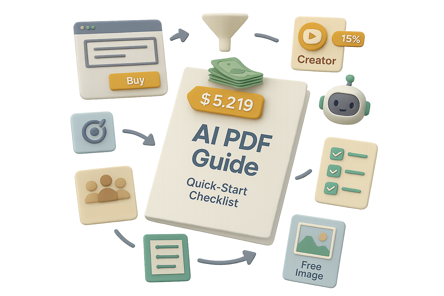 Earn $5,000 in 24 Hours Selling AI PDF Guides